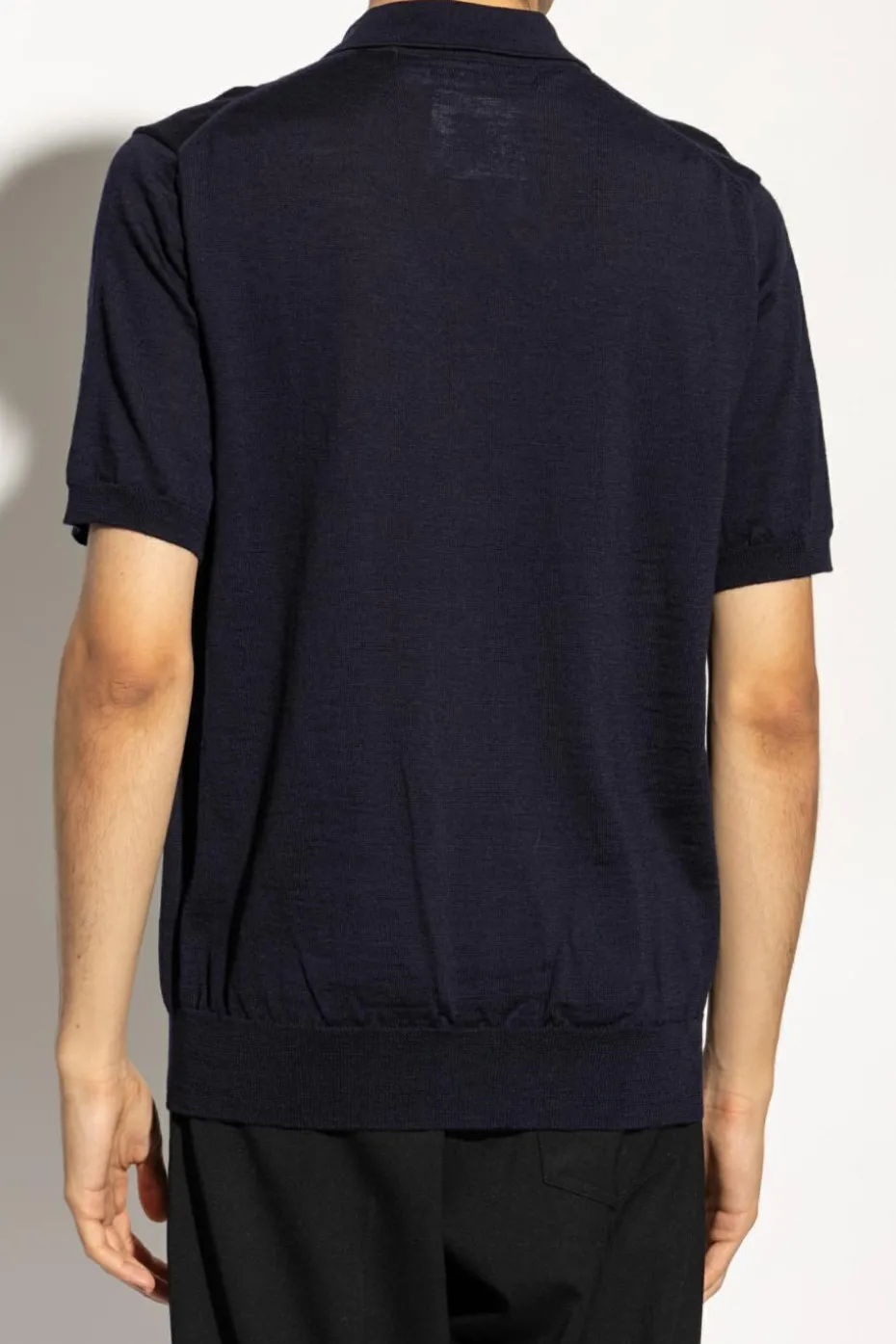 Comme des Garçons Play NAVY BLUE Wool Polo