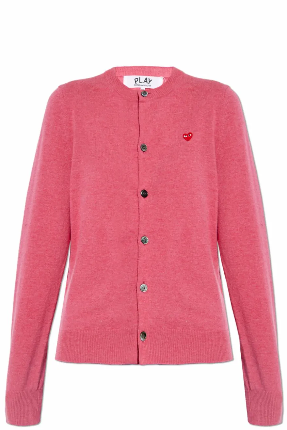 Comme des Garçons Play PINK Button-up Cardigan