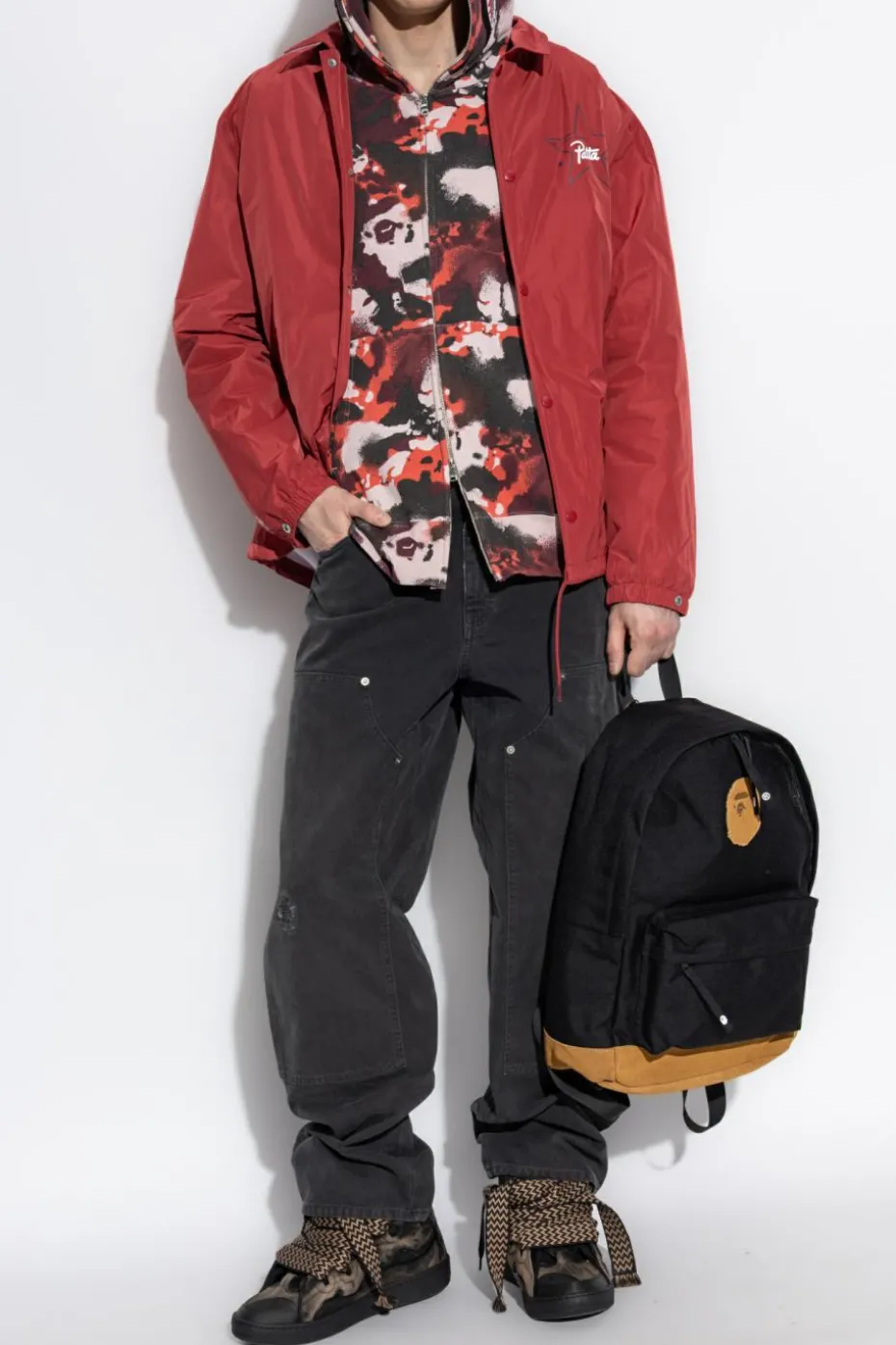 Converse RED Converse x Patta