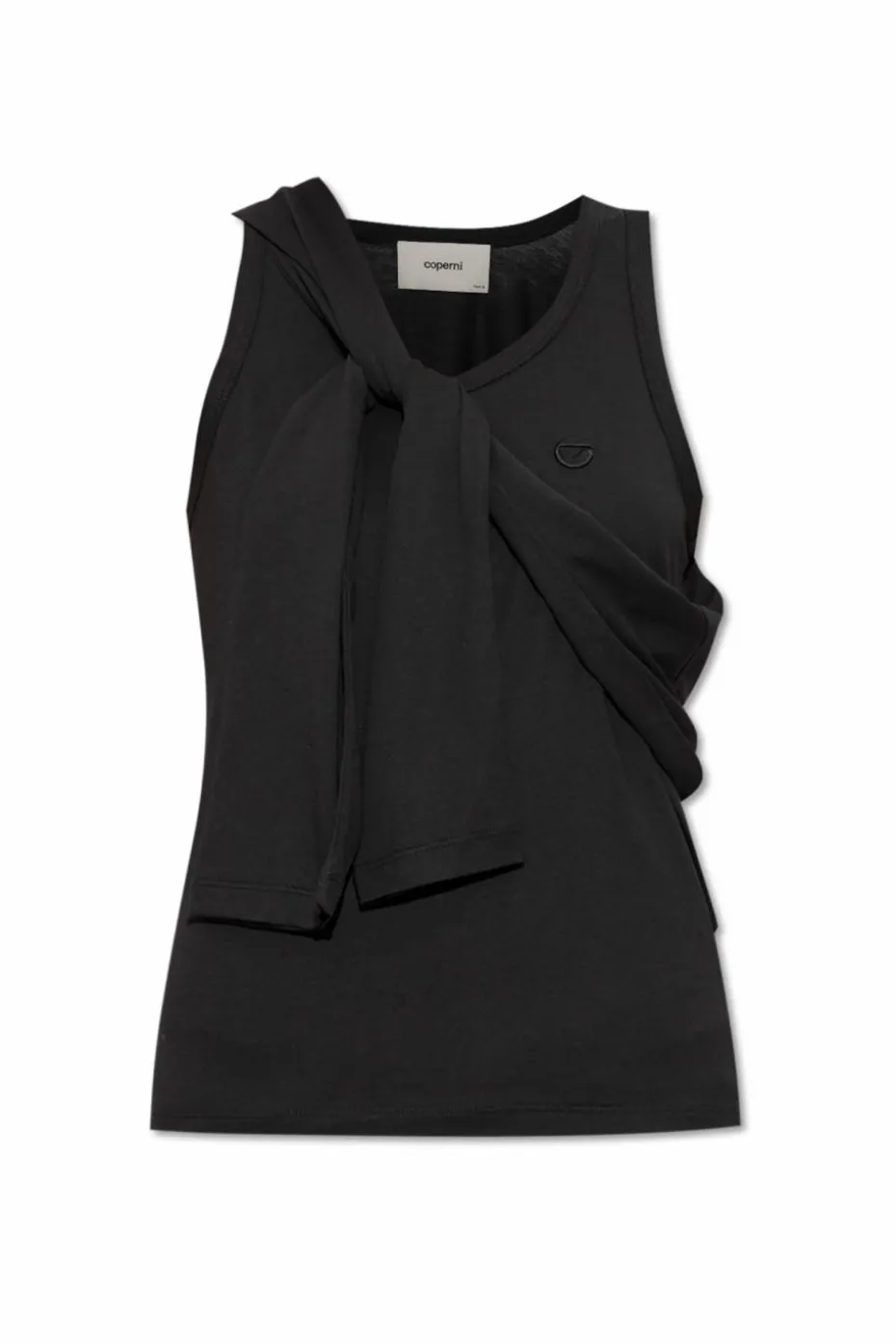 Coperni BLACK Top with tie