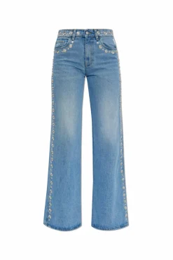 Coperni BLUE Jeans with appliquƩs