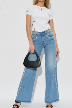 Coperni BLUE Jeans with appliqués