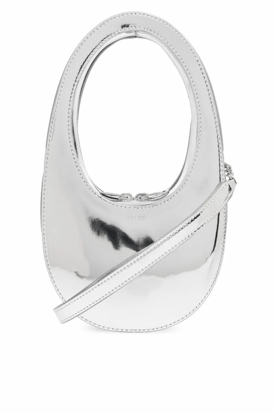 Coperni SILVER Swipe Mini handbag