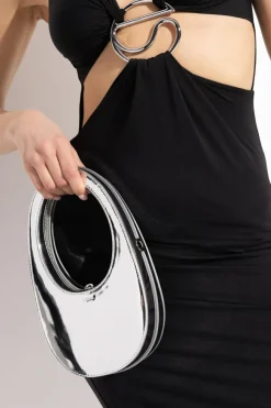 Coperni SILVER Swipe Mini handbag
