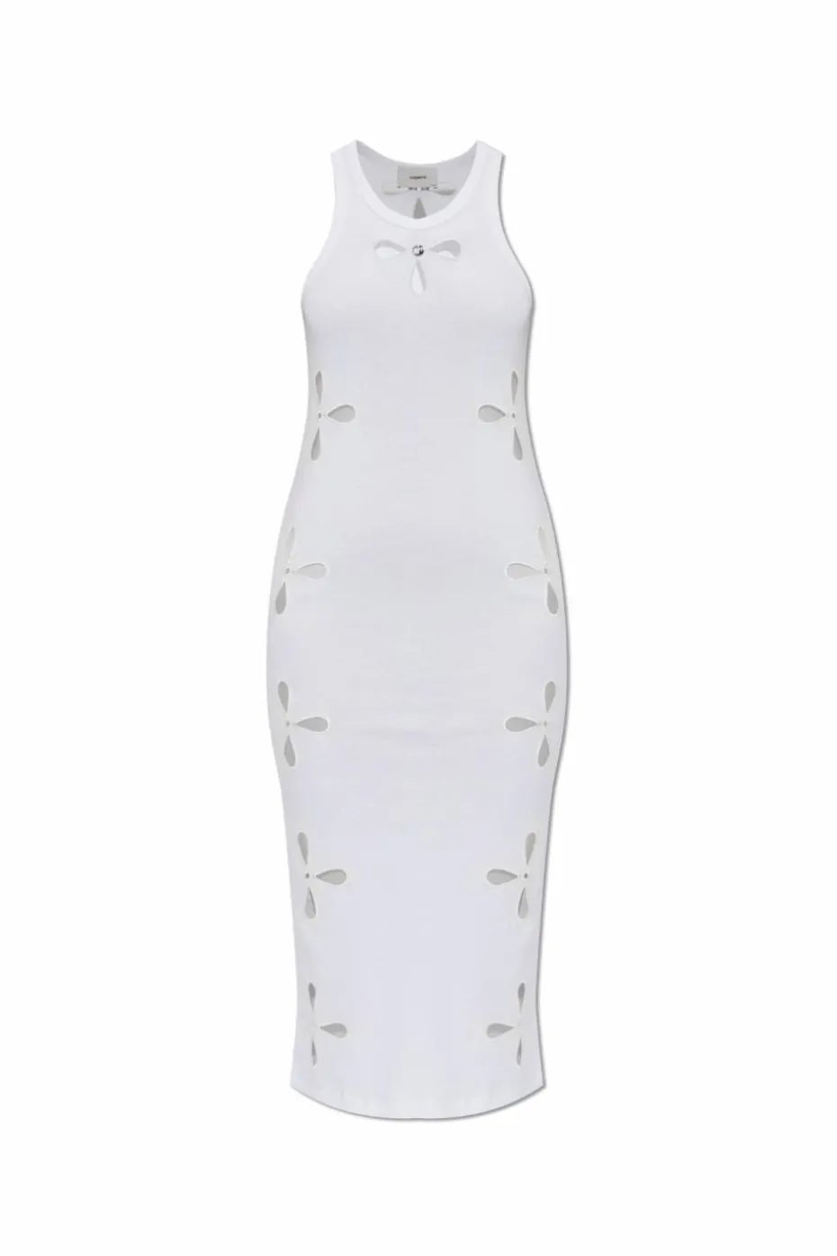 Coperni WHITE Dress with openwork pattern