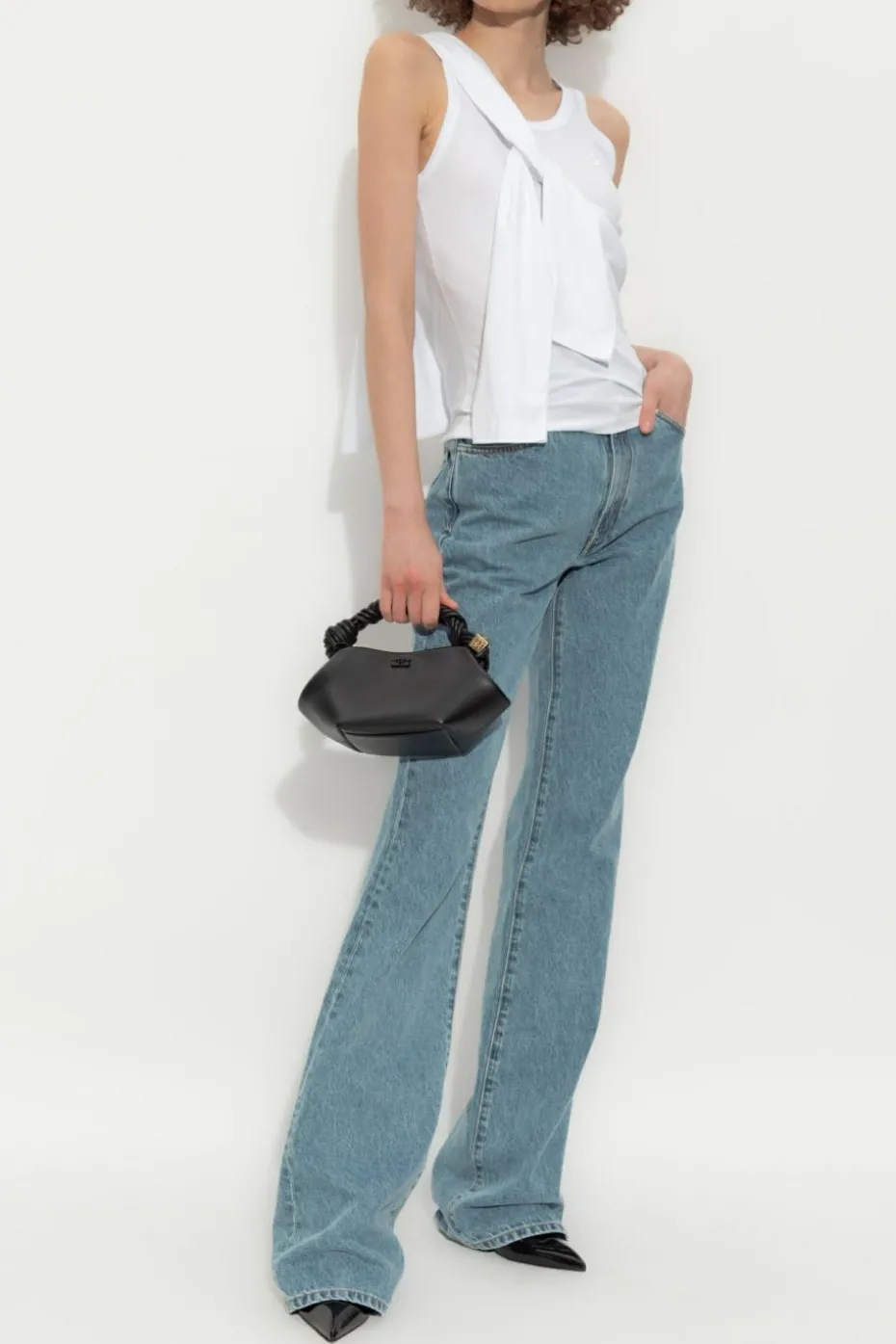 Coperni WHITE Top with tie