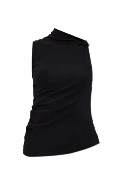Courrèges BLACK Asymmetric top