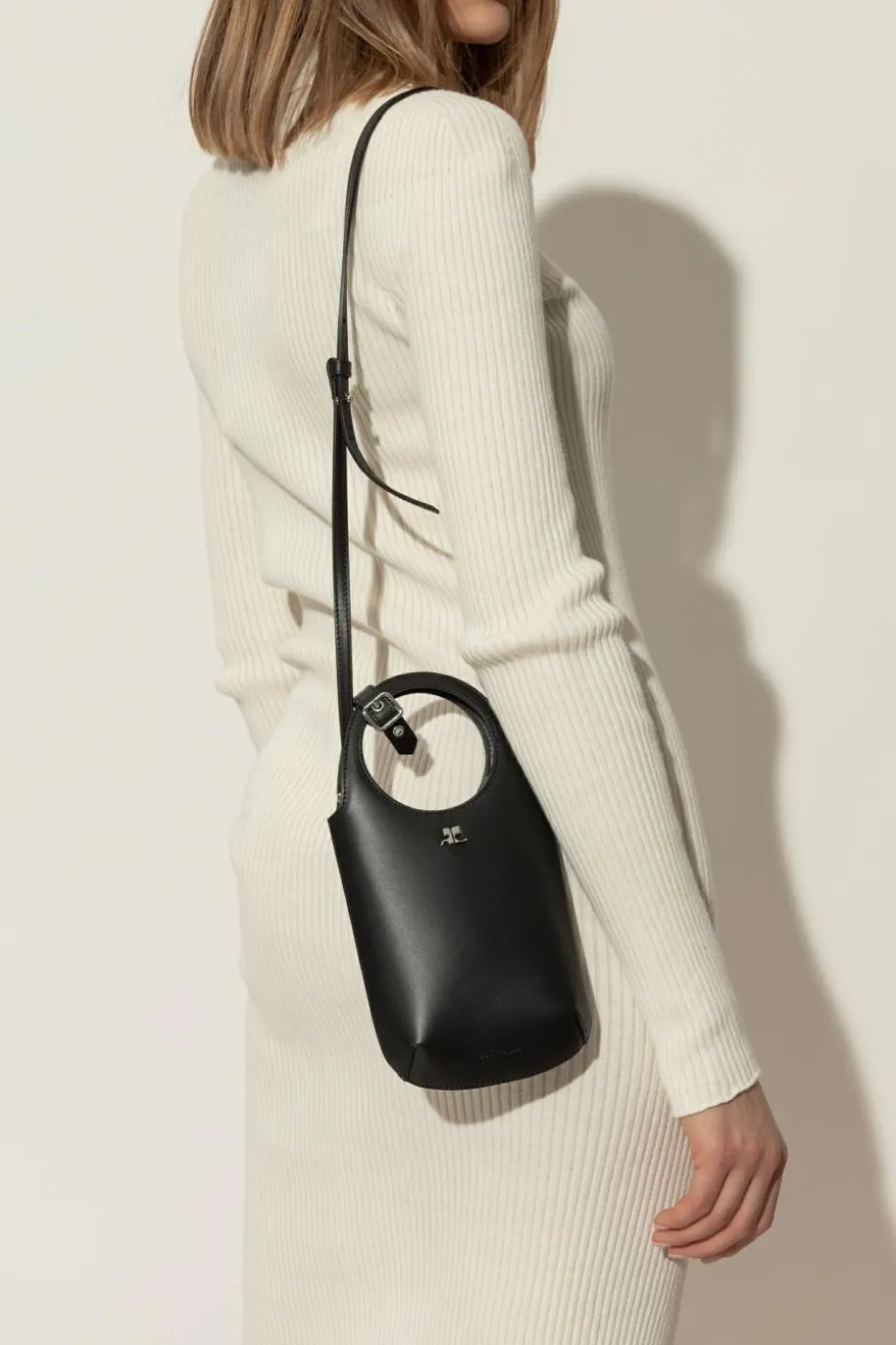 Courrèges BLACK Bag Slim Holy