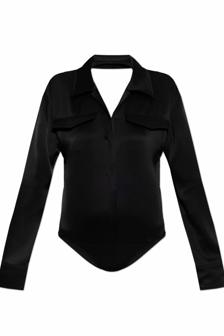 Courrèges BLACK Bodysuit with pockets
