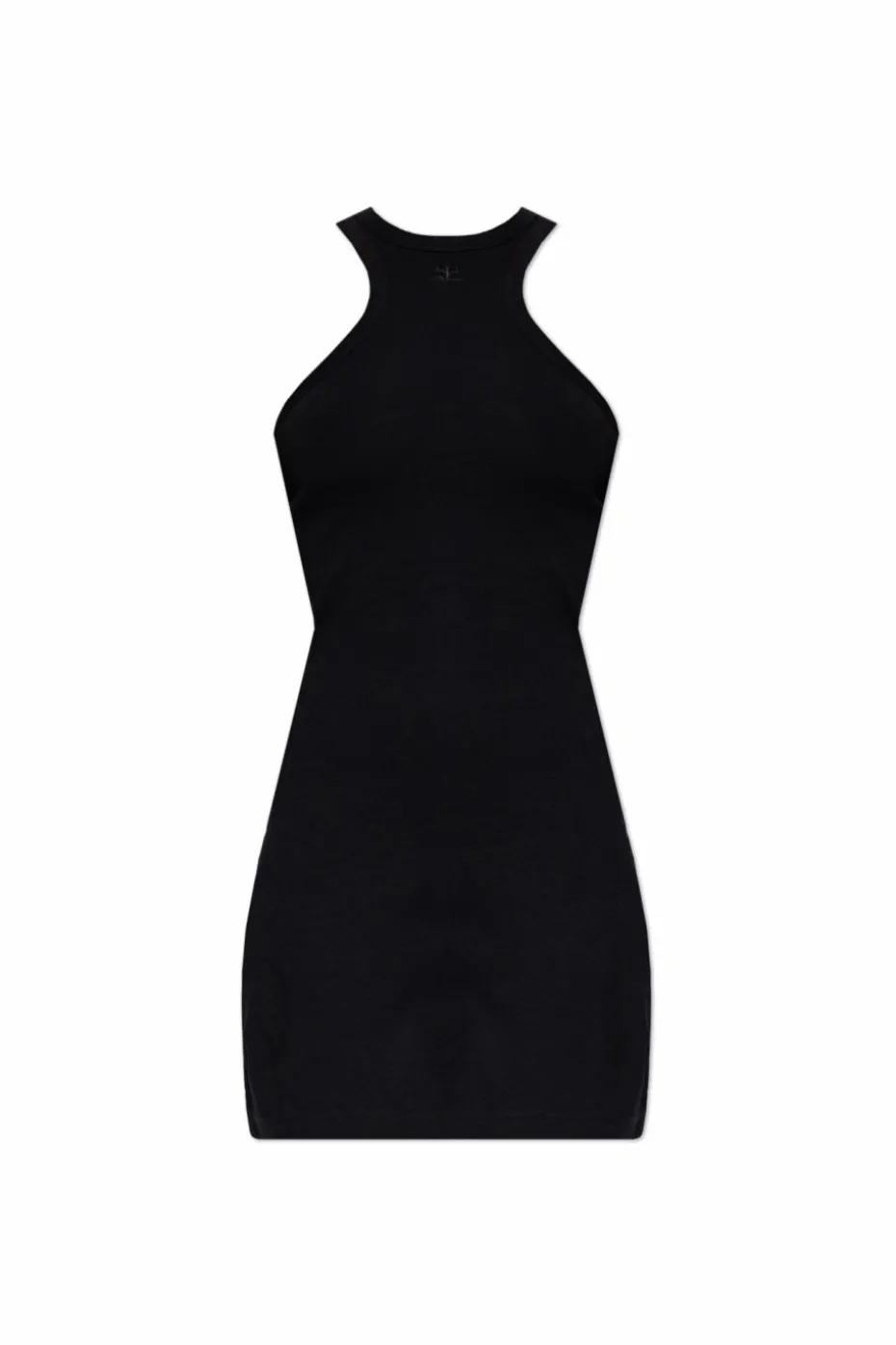 Courrèges BLACK Dress with logo