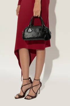 Courrèges BLACK Handbag `Friday`