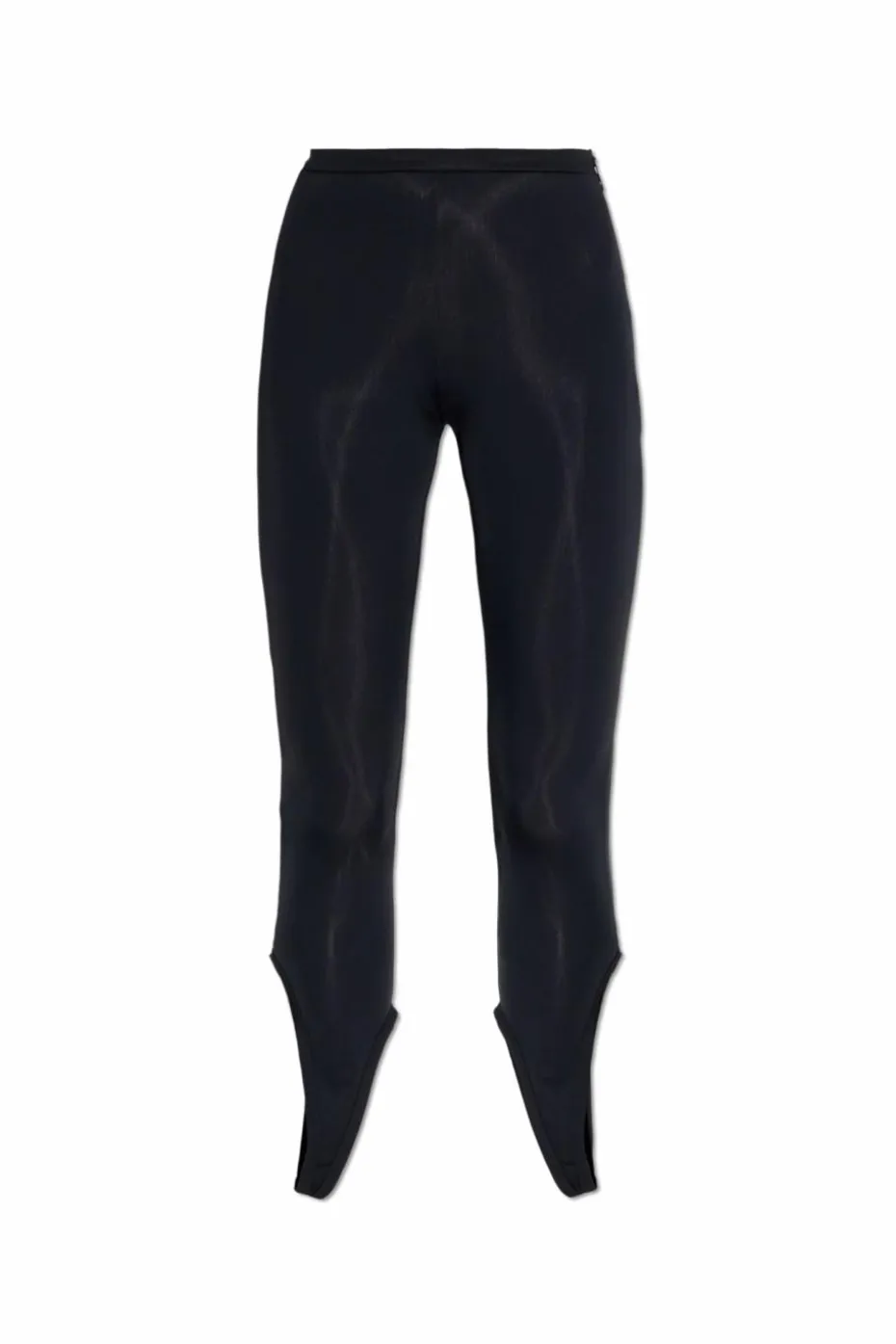 Courrèges BLACK Leggings with logo