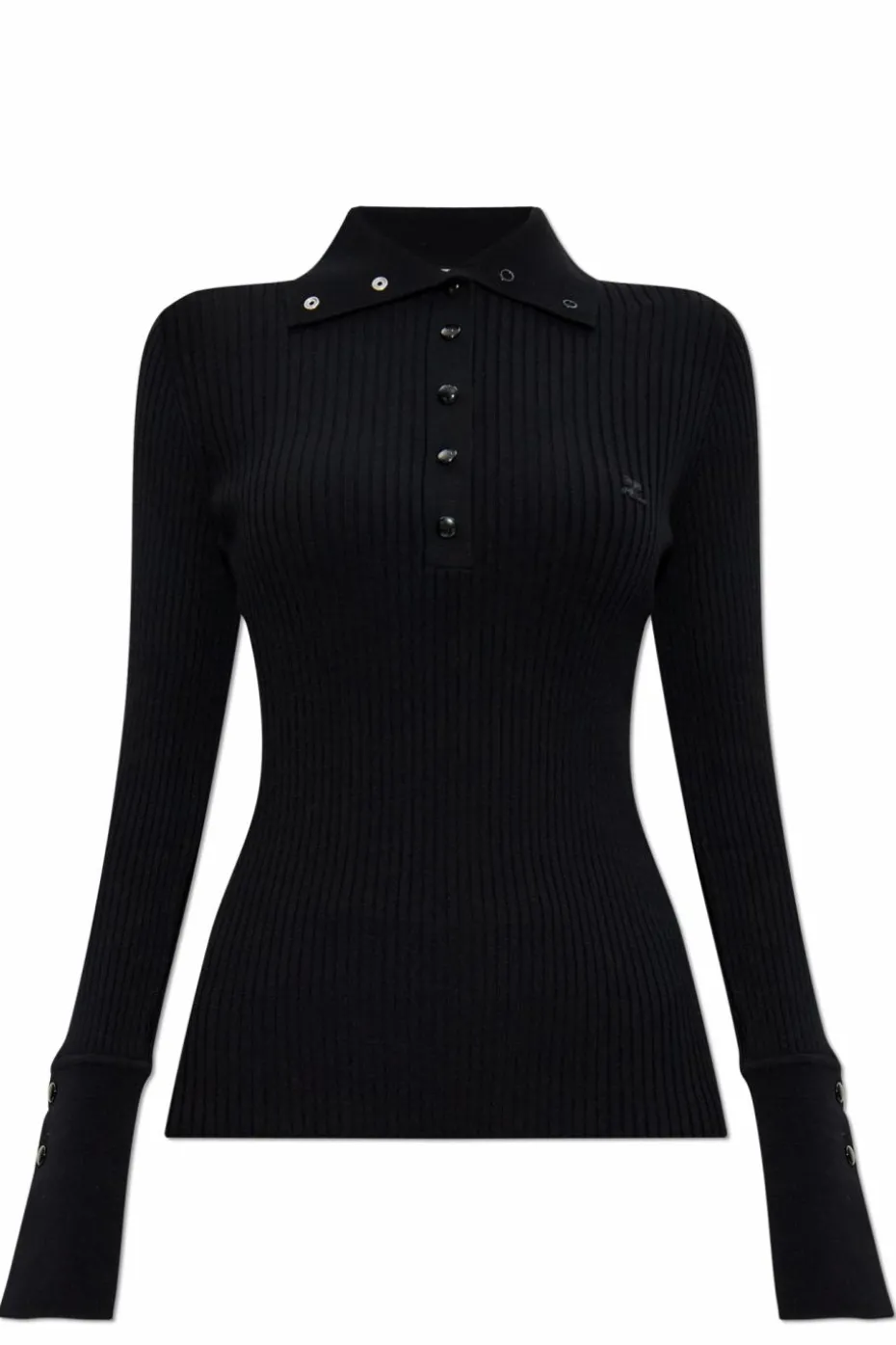 Courrèges BLACK Ribbed top