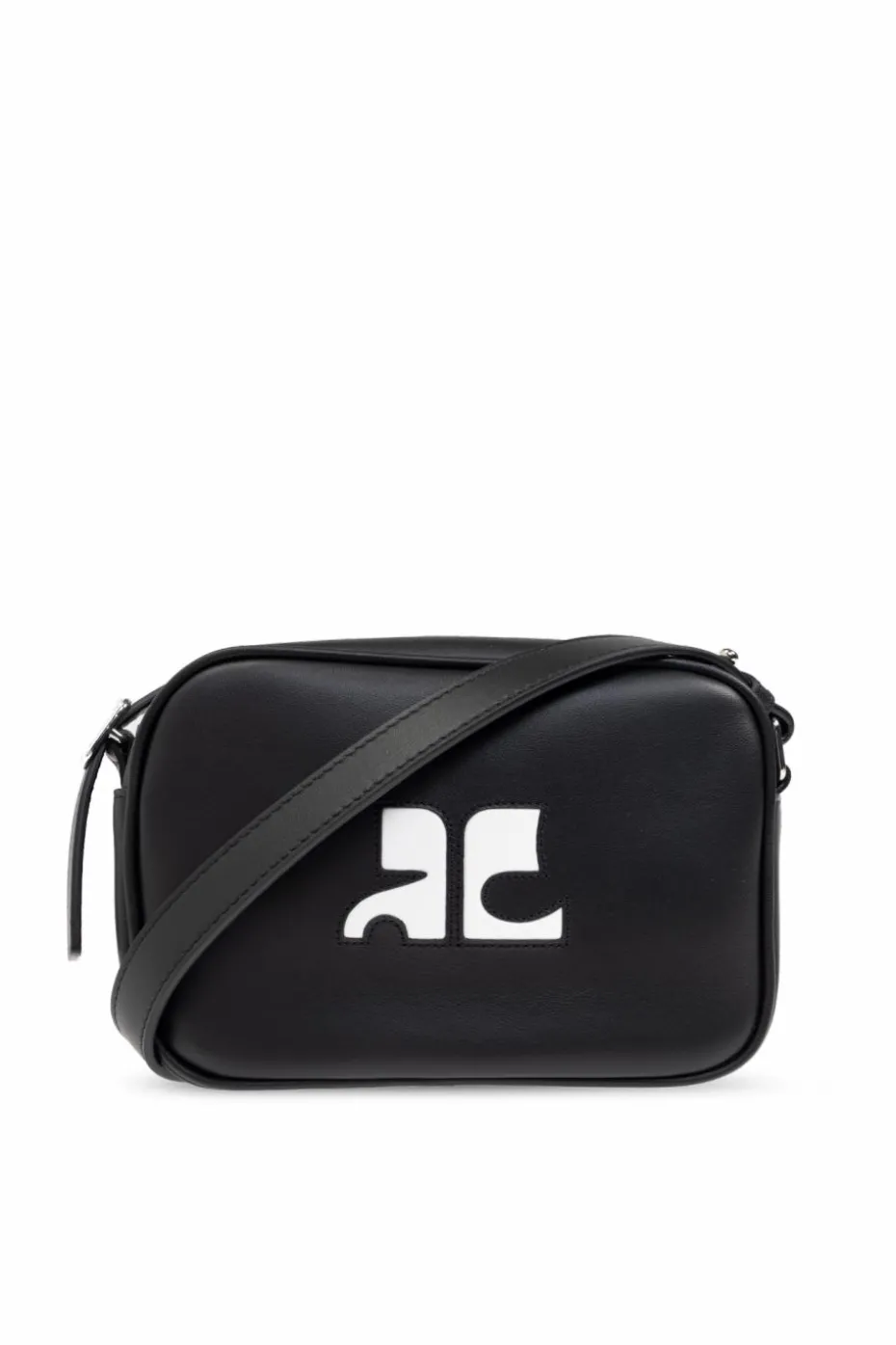 Courrèges BLACK Shoulder bag "Reedition"