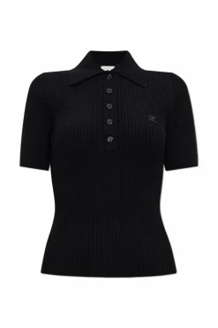 Courrèges BLACK Top with z logo