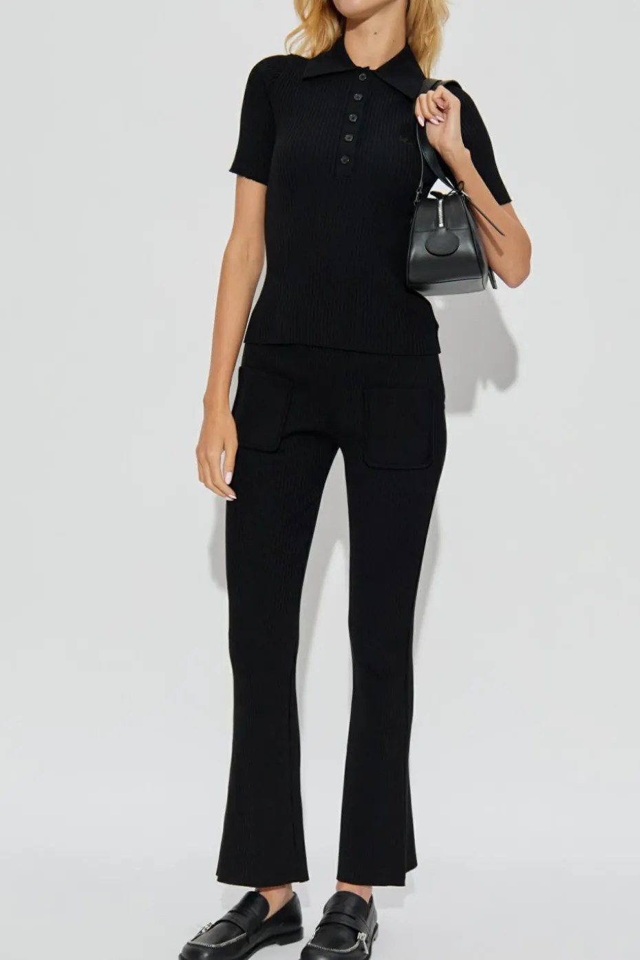 Courrèges BLACK Top with z logo