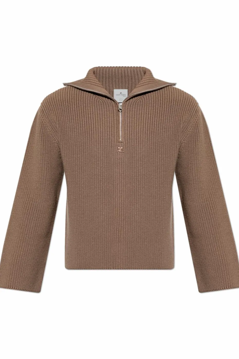 Courrèges BROWN Wool sweater