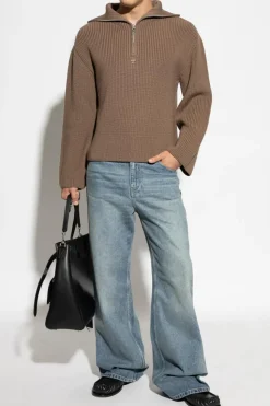 Courrèges BROWN Wool sweater