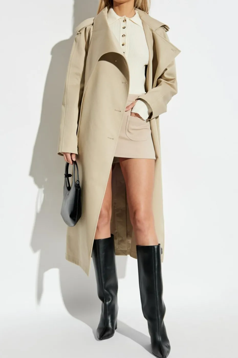 Courrèges cream Ribbed Sweater