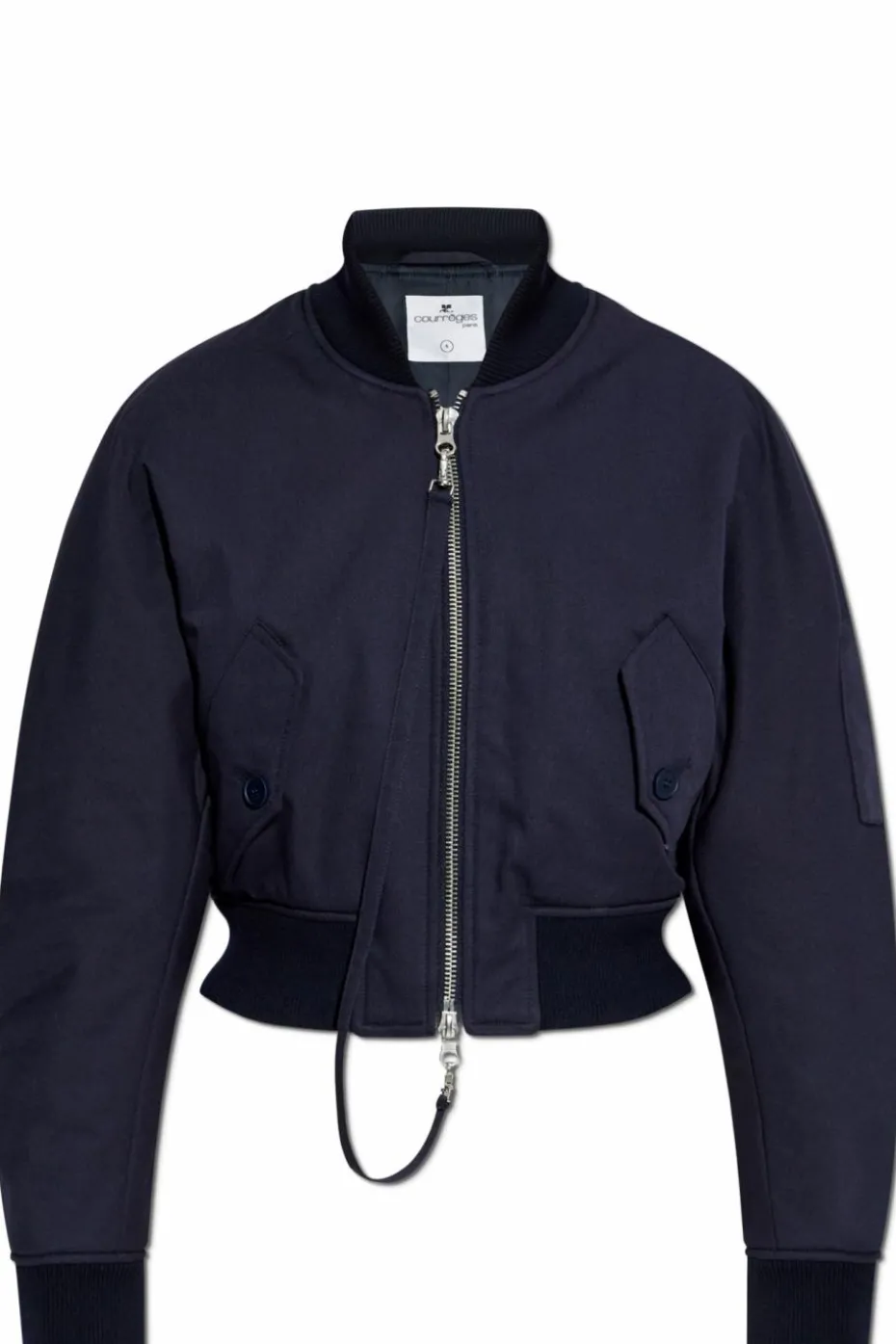 Courrèges NAVY BLUE Bomber jacket