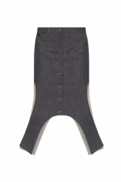 Courrèges NAVY BLUE Denim skirt