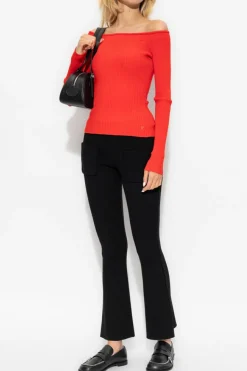 Courrèges RED Ribbed top