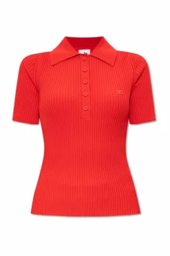 Courrèges RED Top with z logo
