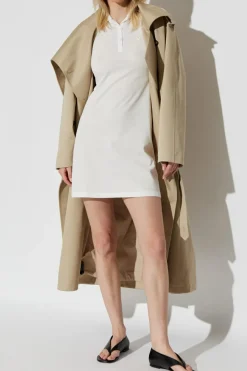 Courrèges WHITE Dress with Collar