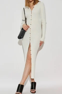 Courrèges WHITE Ribbed Dress