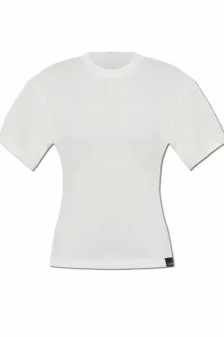 Courrèges WHITE T-shirt with logo