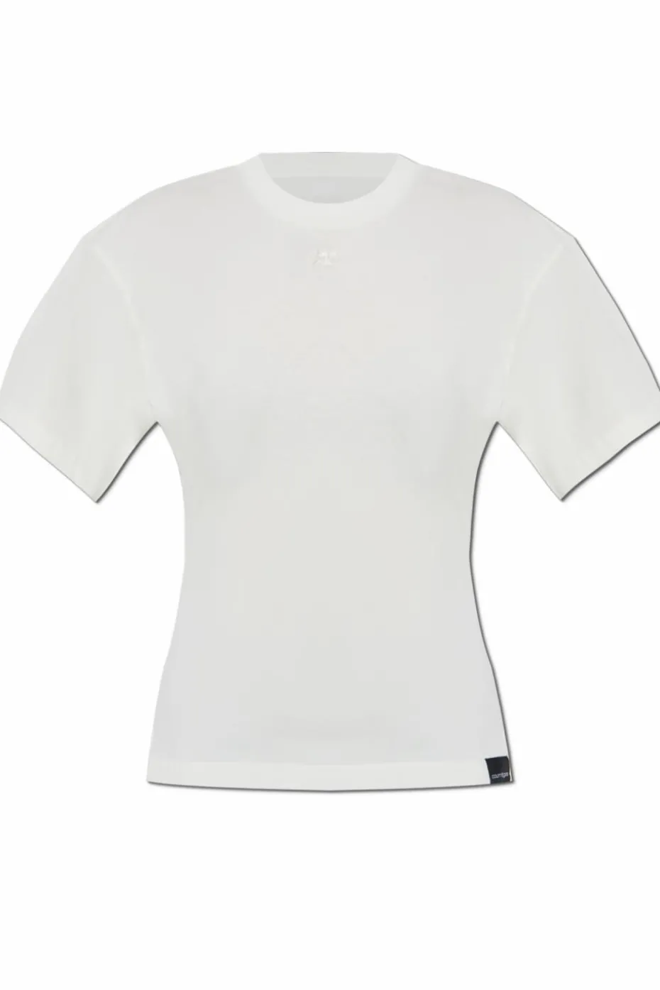 Courrèges WHITE T-shirt with logo