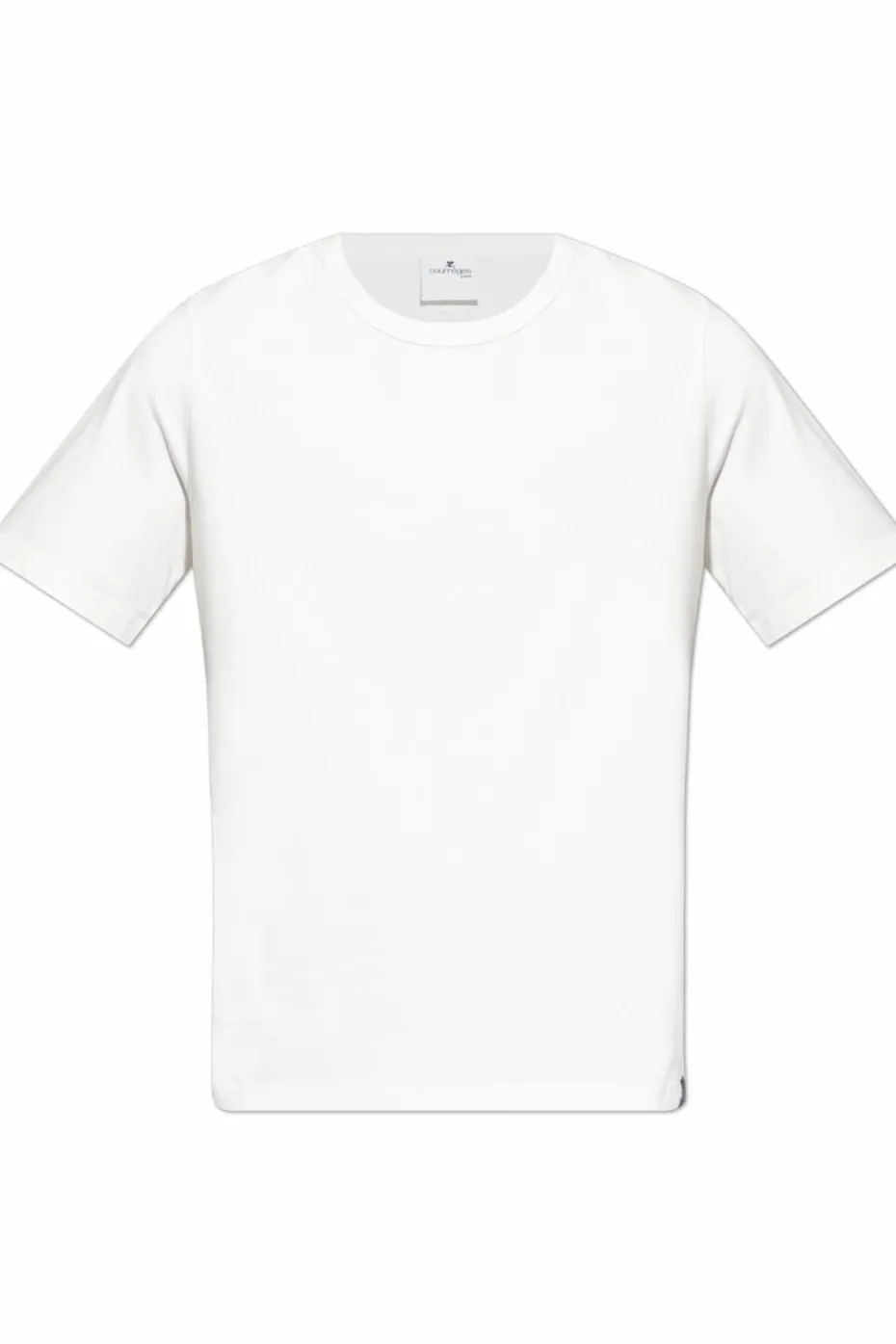 Courrèges WHITE T-shirt with logo