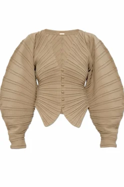 Cult Gaia beige Cardigan `Blair`