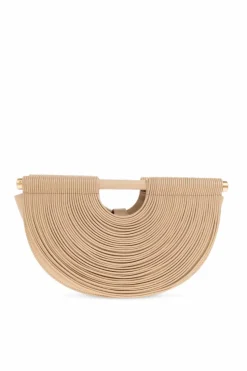 Cult Gaia beige Handbag "Lou Top"
