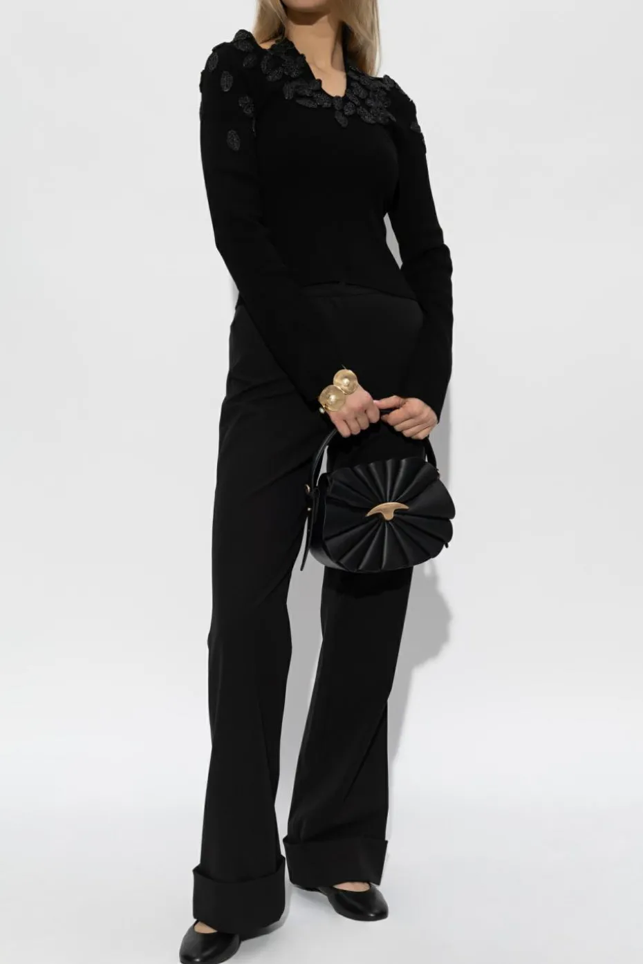 Cult Gaia BLACK Pants Cayania