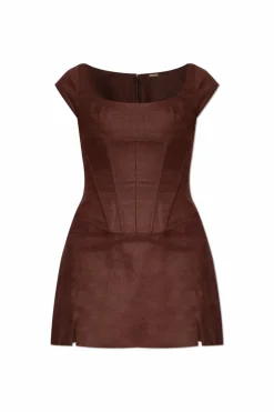 Cult Gaia BROWN Dress Mickie