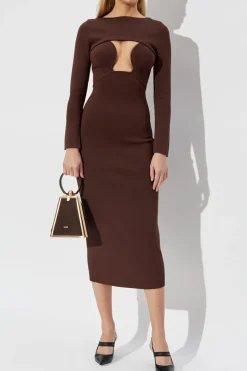 Cult Gaia BROWN Dress with top Jenny