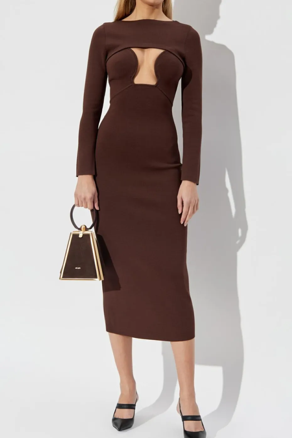 Cult Gaia BROWN Dress with top Jenny
