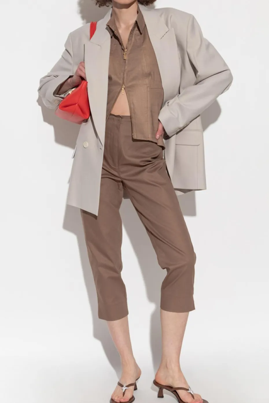 Cult Gaia BROWN Top "Jill"