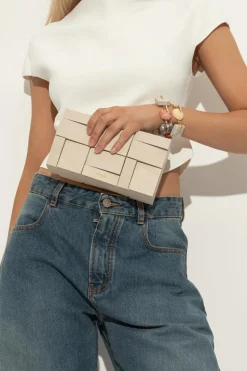 Cult Gaia cream Clutch "Galleria"