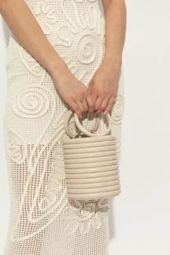Cult Gaia cream Handbag Yasmina