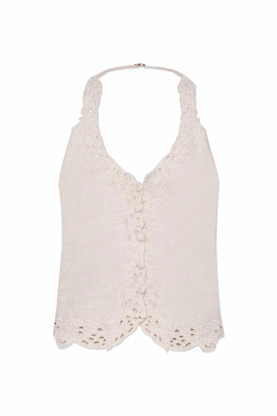 Cult Gaia cream Top `Nat`
