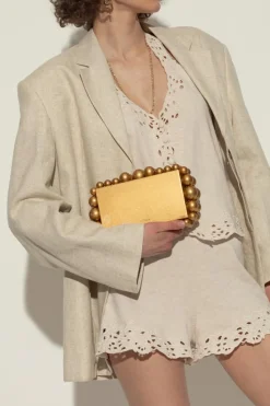 Cult Gaia GOLD Clutch "Eos"