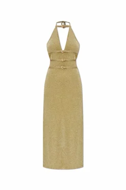Cult Gaia GOLD Dress `Evaleigh`