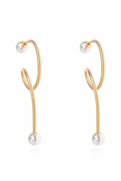 Cult Gaia GOLD Earrings `Tazia`