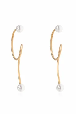 Cult Gaia GOLD Earrings `Tazia`