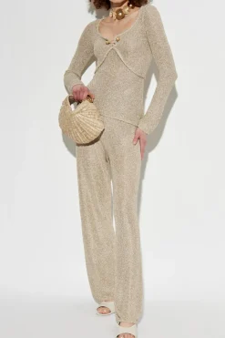 Cult Gaia GOLD Pants Lawena