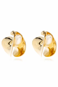 Cult Gaia GOLD āShiraā Earrings