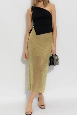 Cult Gaia GOLD Skirt Anura