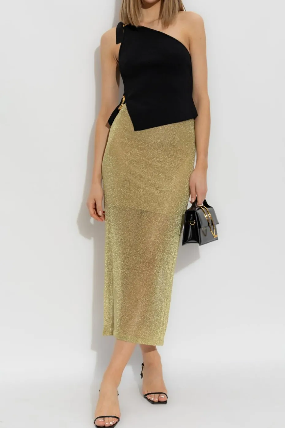 Cult Gaia GOLD Skirt Anura
